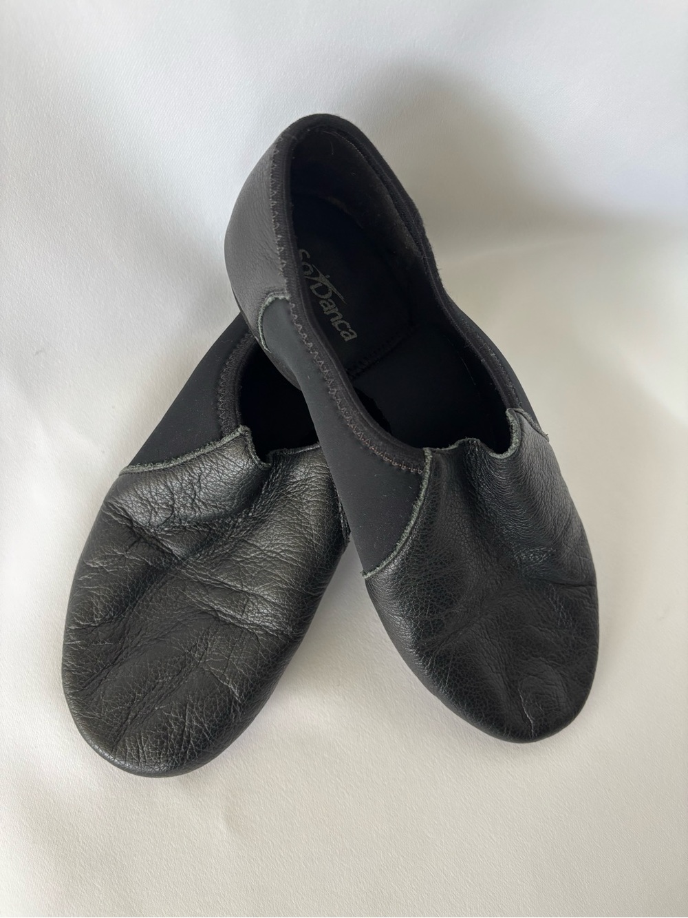 So Danca Women's Black Slip-On Jazz Shoes - Picture 2 of 4